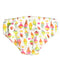 A White Swim Diapers from Charlie Banana in size XL for girl. (Back View)