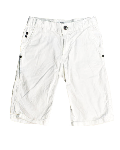 A White Shorts from Boss in size 10Y for boy. (Front View)