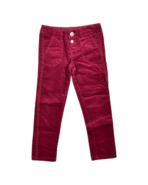 A Burgundy Jeans from Retykle in size 3T for girl. (Front View)