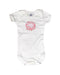 A White Bodysuits from Petit Bateau in size 6-12M for girl. (Front View)