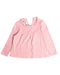 A Pink Long Sleeve Tops from Petit Bateau in size 12-18M for girl. (Front View)