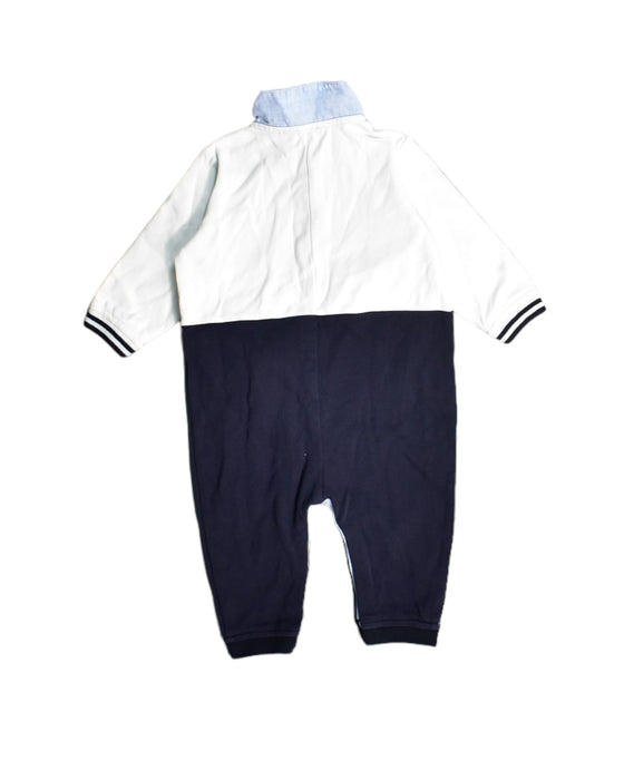 A White Onesies from Armani in size 3-6M for boy. (Back View)