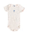 A Pink Bodysuits from Petit Bateau in size 3T for girl. (Front View)