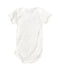 A White Bodysuits from Petit Bateau in size 3T for girl. (Back View)