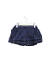 A Navy Shorts from Seed in size 2T for girl. (Front View)