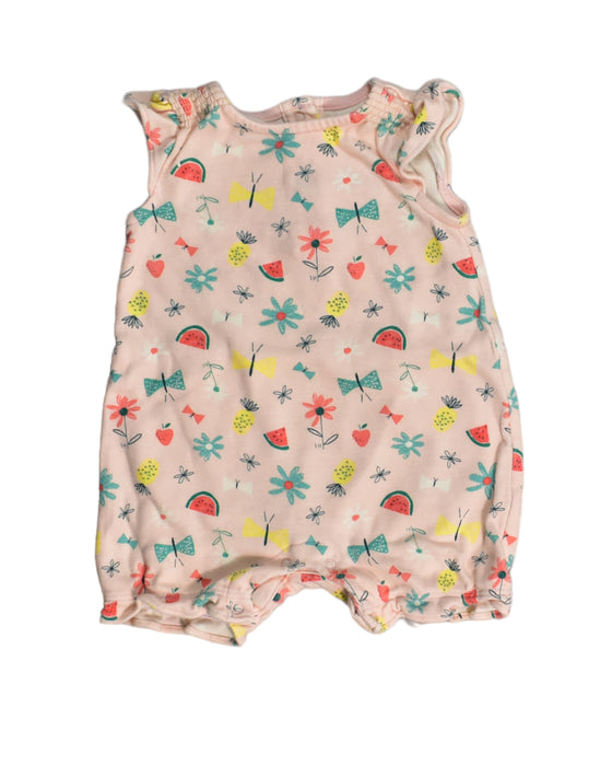 A Beige Rompers from Retykle in size 3-6M for girl. (Front View)