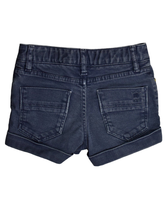 A Blue Shorts from Massimo Dutti in size 4T for girl. (Back View)