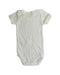 A White Bodysuits from Petit Bateau in size 3-6M for girl. (Back View)