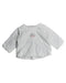 A White Long Sleeve Tops from Jacadi in size 3-6M for girl. (Front View)