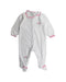 A White Onesies from Kissy Kissy in size 3-6M for girl. (Front View)