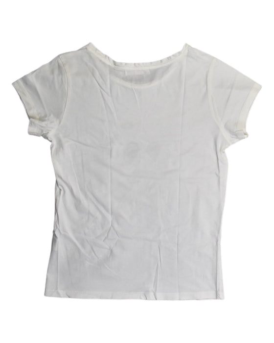 A White Short Sleeve Tops from Bonpoint in size 12Y for girl. (Back View)