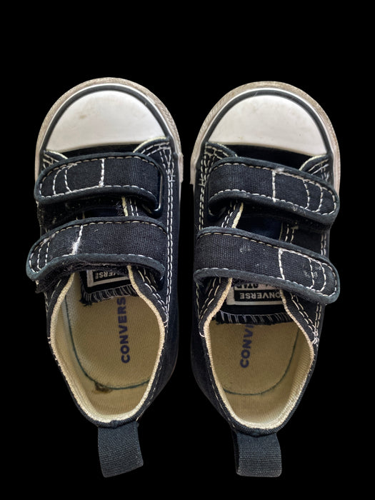 A Black Sneakers from Converse in size 12-18M for neutral. (Back View)