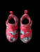 A Pink Sneakers from Adidas in size 18-24M for girl. (Back View)