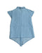 A Blue Sleeveless Polos from Chicco in size 7Y for girl. (Back View)