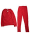 A Red Pyjama Sets from Petit Bateau in size 8Y for girl. (Front View)