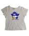 A White T Shirts from Petit Bateau in size 8Y for girl. (Front View)