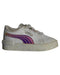 A White Sneakers from Puma in size 18-24M for girl. (Front View)