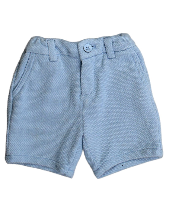 A Blue Shorts from Armani in size 3-6M for girl. (Front View)