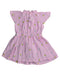 A Pink Sleeveless Dresses from Gingersnaps in size 6-12M for girl. (Back View)