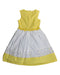 A Yellow Sleeveless Dresses from Nicholas & Bears in size 10Y for girl. (Back View)