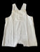 A White Sleeveless Jumpsuits from Château de Sable in size 3-6M for boy. (Front View)