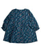 A Blue Long Sleeve Dresses from Bonnet à Pompon in size 12-18M for girl. (Back View)