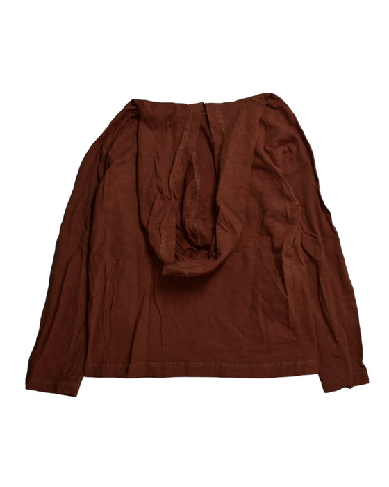 A Brown Hoodie from Rylee + Cru in size 5T for neutral. (Back View)