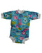 A Blue Swimsuits from Splash About in size XL for girl. (Back View)