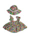 A Multicolour Dress Sets from Janie & Jack in size 3-6M for girl. (Front View)