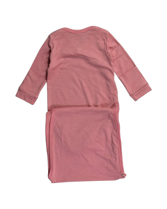 A Pink Nightgowns from Copper Pearl in size Newborn for girl. (Back View)