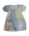 A Blue Short Sleeve Dresses from Our Mini Nature in size 6T for girl. (Back View)