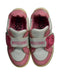 A Pink Sneakers from Moschino in size 6T for girl. (Back View)