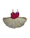 A Red Halloween Costumes from Sonata Dancewear in size 5T for girl. (Back View)