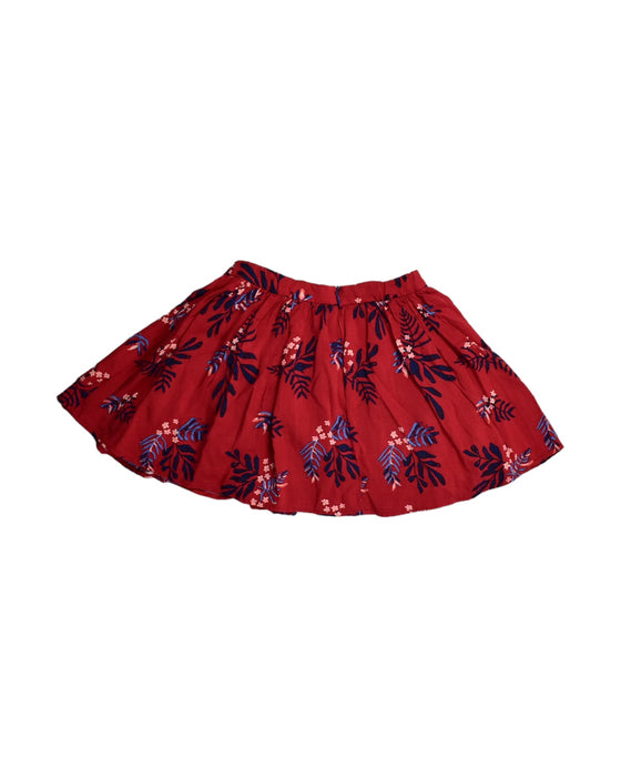 A Red Short Skirts from Carrément Beau in size 5T for girl. (Back View)