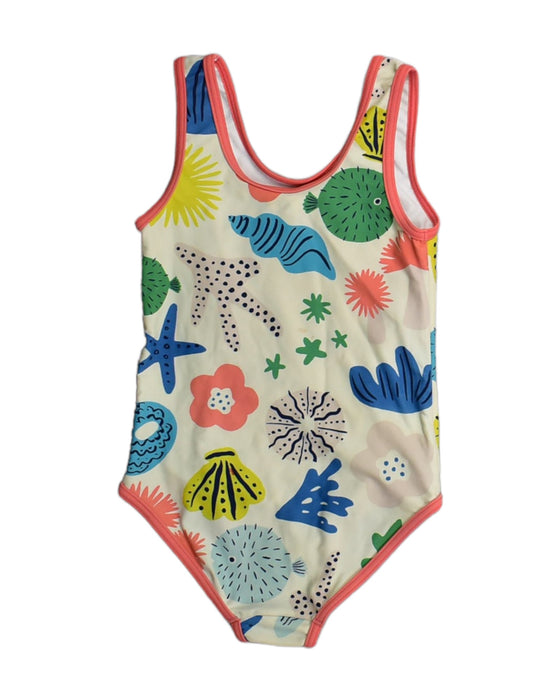 A White Swimsuits from Boden in size 6T for girl. (Back View)