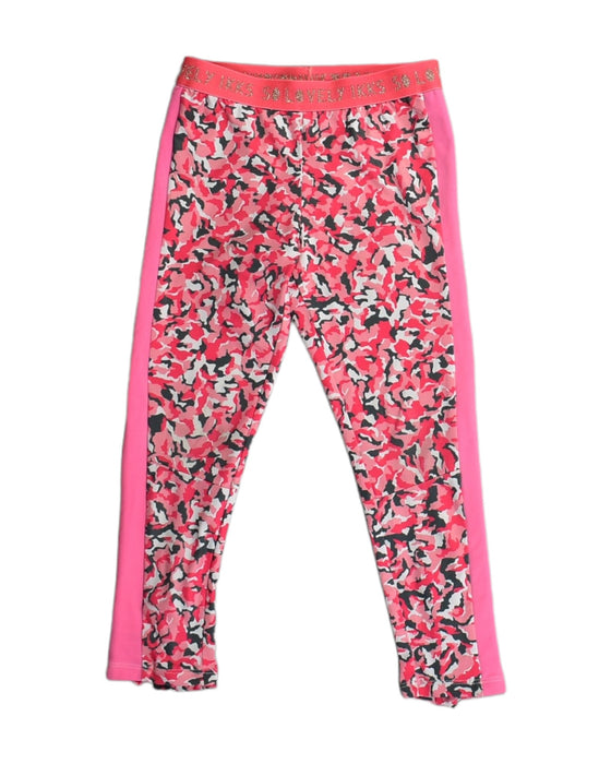 A Pink Tights from IKKS in size 4T for girl. (Front View)