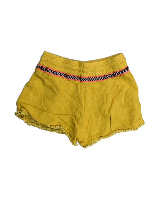 A Yellow Shorts from IKKS in size 3T for girl. (Back View)