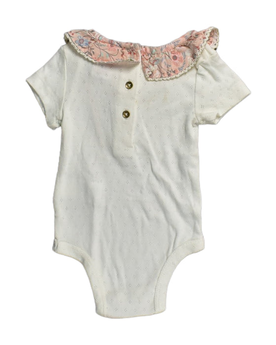 A White Bodysuits from Cupcakes and Cashmere in size 3-6M for girl. (Back View)