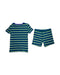 A Blue Pyjama Sets from Crewcuts in size 4T for boy. (Back View)