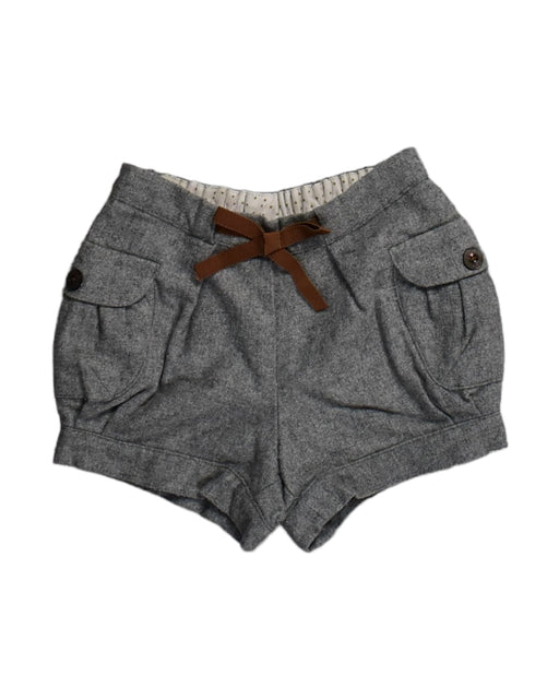 A Grey Shorts from Jacadi in size 6-12M for girl. (Front View)