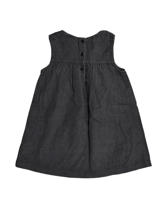 A Black Sleeveless Dresses from The Little White Company in size 12-18M for girl. (Back View)