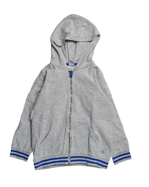 A Grey Lightweight Jackets from Petit Bateau in size 8Y for boy. (Front View)