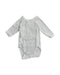 A White Bodysuits from Petit Bateau in size Newborn for neutral. (Front View)