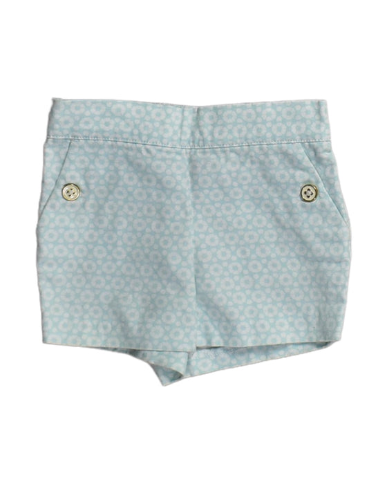 A Teal Shorts from Janie & Jack in size 6-12M for girl. (Front View)