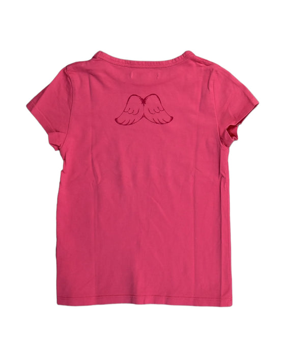 A Pink Short Sleeve Tops from Marie Chantal in size 4T for girl. (Back View)