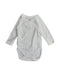 A White Bodysuits from Petit Bateau in size 0-3M for boy. (Front View)