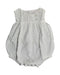 A White Bodysuits from Les Enfantines in size 3-6M for girl. (Front View)