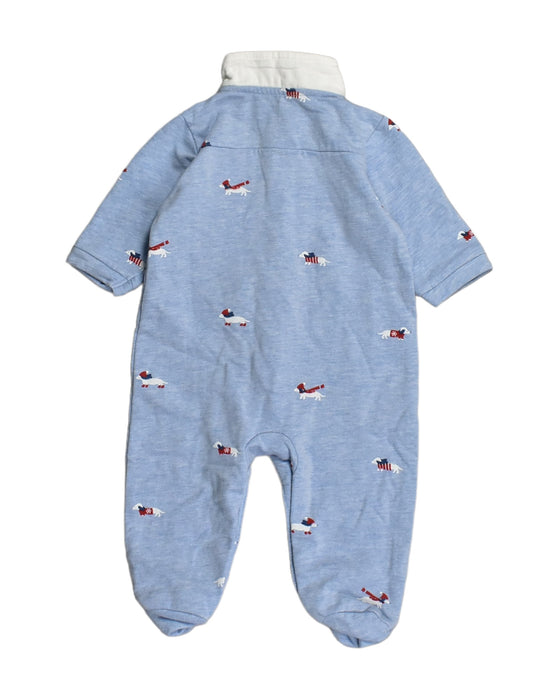 A Blue Jumpsuits from Buissonnière in size 3-6M for boy. (Back View)