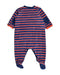 A Blue Onesies from Petit Bateau in size 0-3M for boy. (Back View)