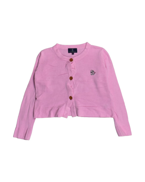 A Pink Cardigans from Jessie and James in size 6T for girl. (Front View)